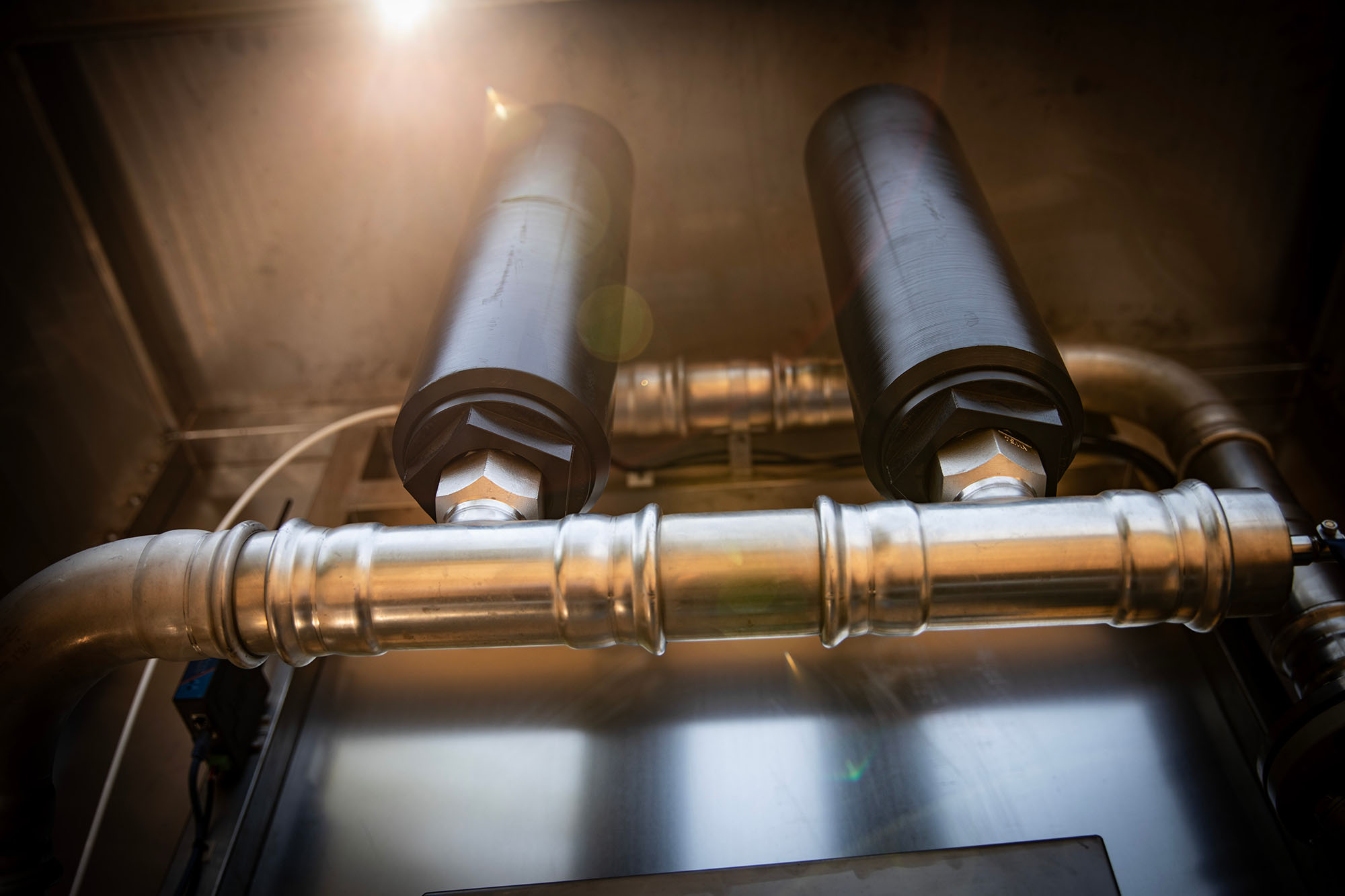 Bion Systems Copper Silver Ionisation System Anode Housing Sun Flare Sepia